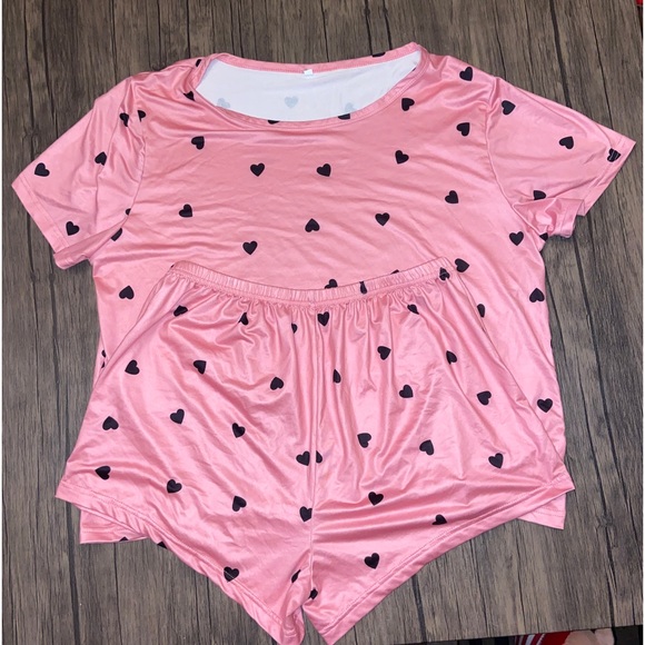 Deolinda 25116 Heart Baby Pink Pyjamas In Stock Now main image 1